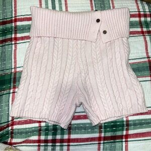 Frankie's Bikinis Soft Pink Knit Shorts